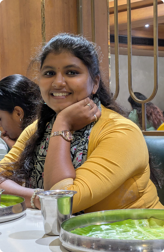 Smiling team member